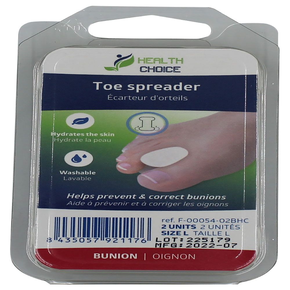 Health Choice - Gel Toe Spreaders - 2pcs