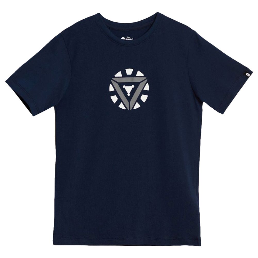 The Souled Store - Boys Iron Man Arc Reactor T-Shirt - Navy Blue