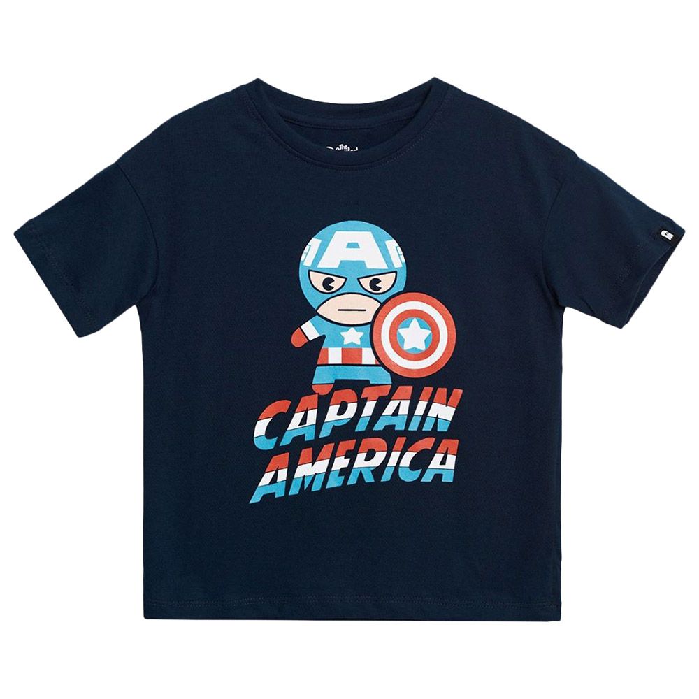 The Souled Store - Captain America Oversized T-Shirt - Blue