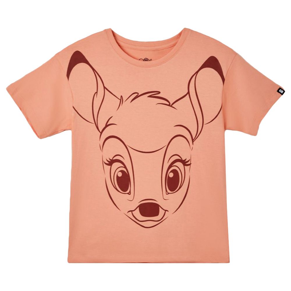 The Souled Store - Official Disney Bambi Oversized T-Shirt - Gold