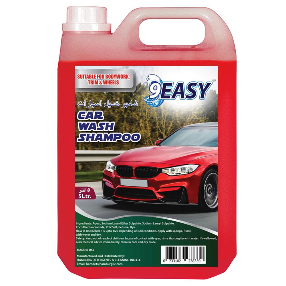 9EASY - Car Shampoo 5L - Red