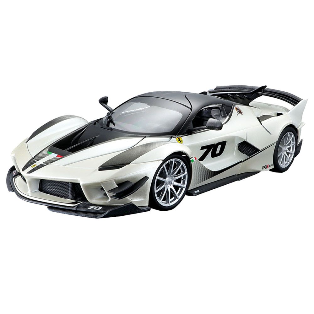 Bburago - Ferrari FXX K Evoluzione Evo Diecast Car - White