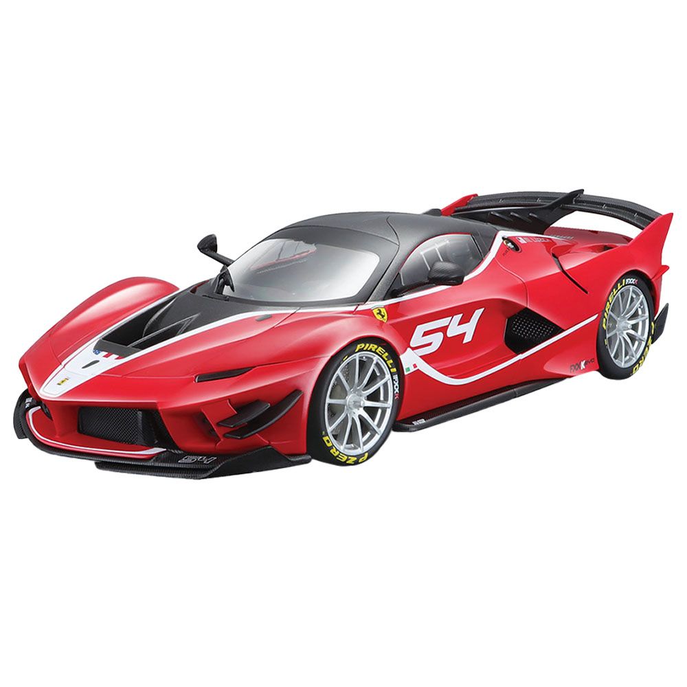 Bburago - Ferrari FXX-K EVO #54 Diecast Model - Red