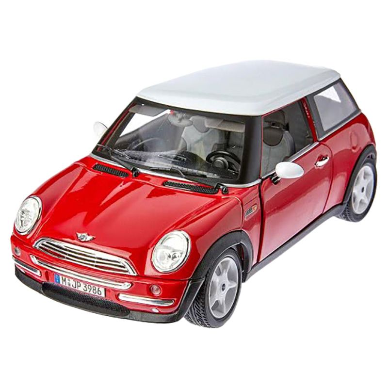 Bburago - 1/18 Mini Cooper Diecast Toy Car - Red