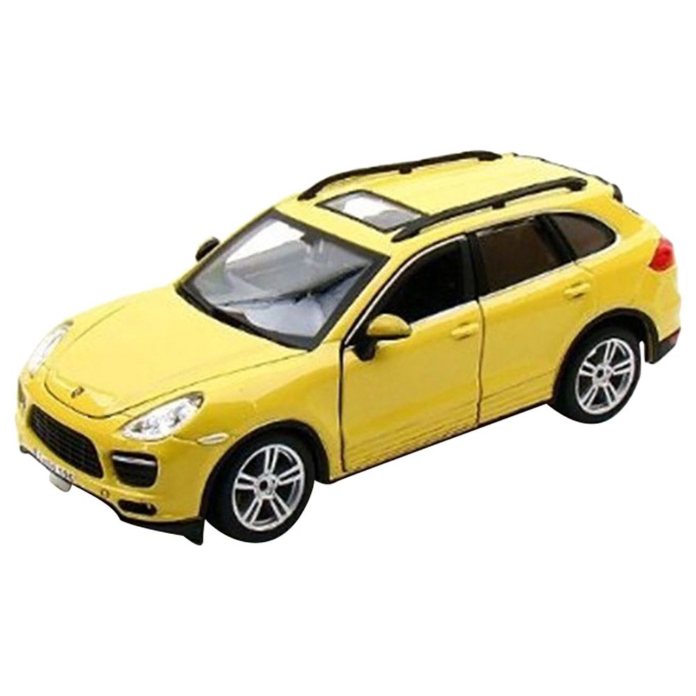 Bburago - 1/24 Porsche Cayenne Turbo Diecast Toy Car - Yellow