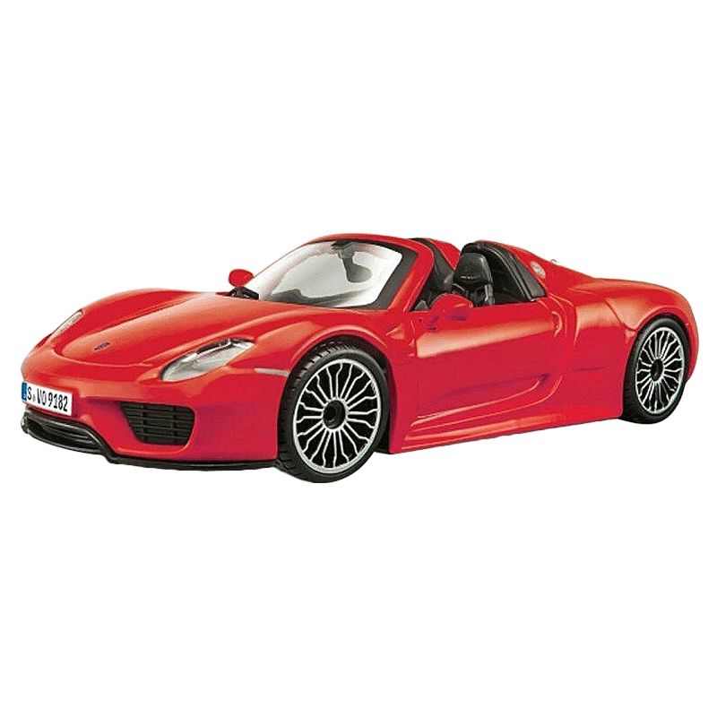 Bburago - 1/24 Porsche 918 Spyder Diecast Toy Car - Red