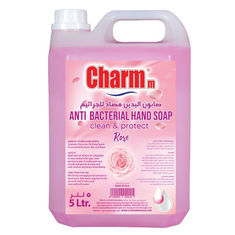 Charmm - Antibacterial Hand Wash Rose 5L