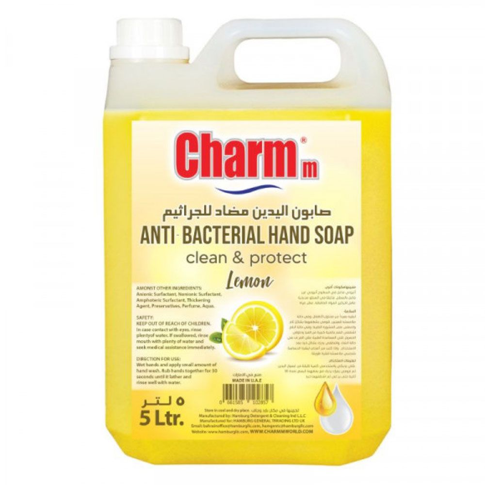 Charmm - Antibacterial Hand Wash Lemon 5L