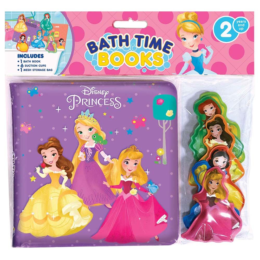 كتاب استحمام Disney Princess Bath Time