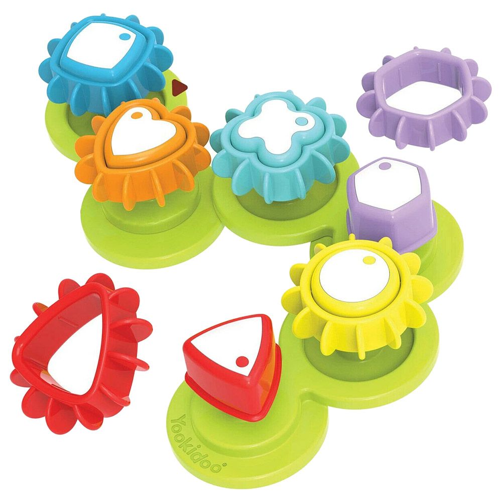 Yookidoo - Shape N Spin Gear Sorter Kids Activity Toy