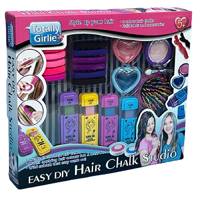 Totally Girlie - Easy Hair Chalk Studio DIY Crafts Kit