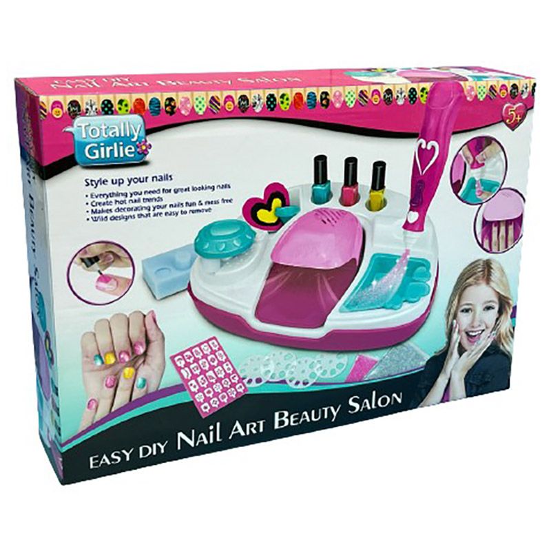 Totally Girlie - Easy Nail Art Beauty Salon DIY Crafts Kit