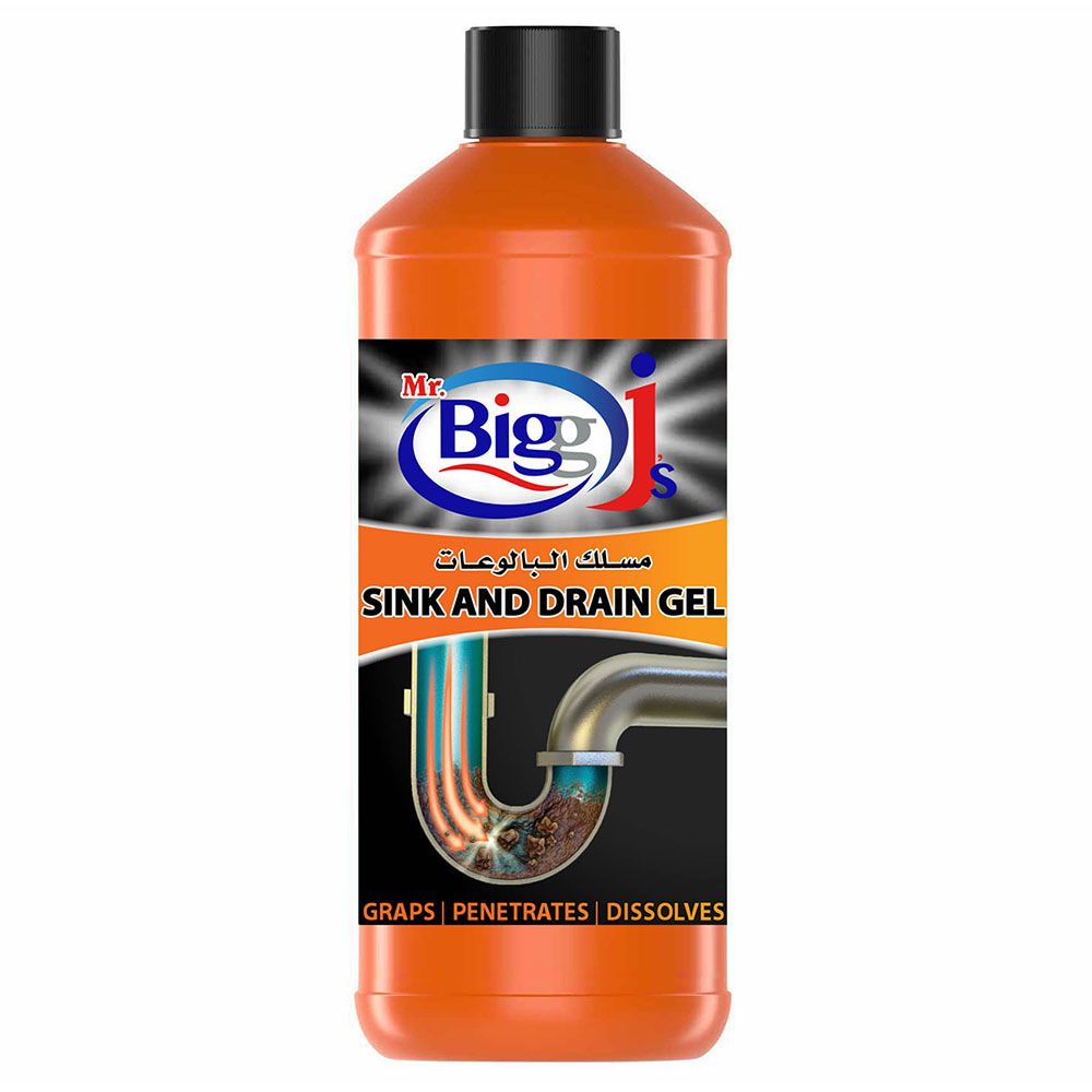 Mr Bigg J'S - Drain Gel Opener 1L - Orange