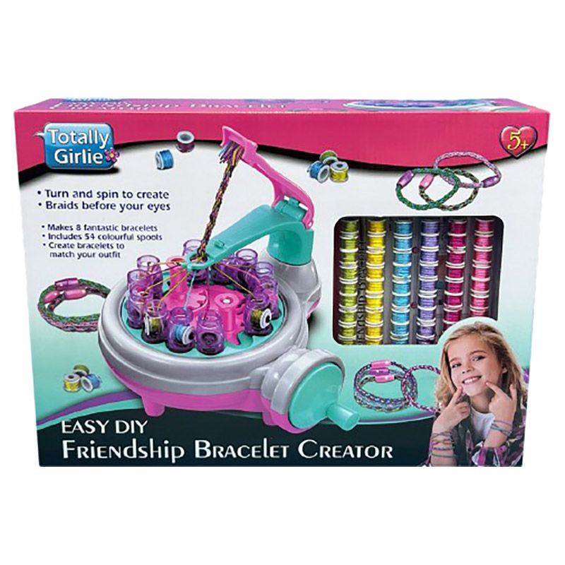 Totally Girlie - Easy Friendship Bracelet Creator DIY Crafts Kit