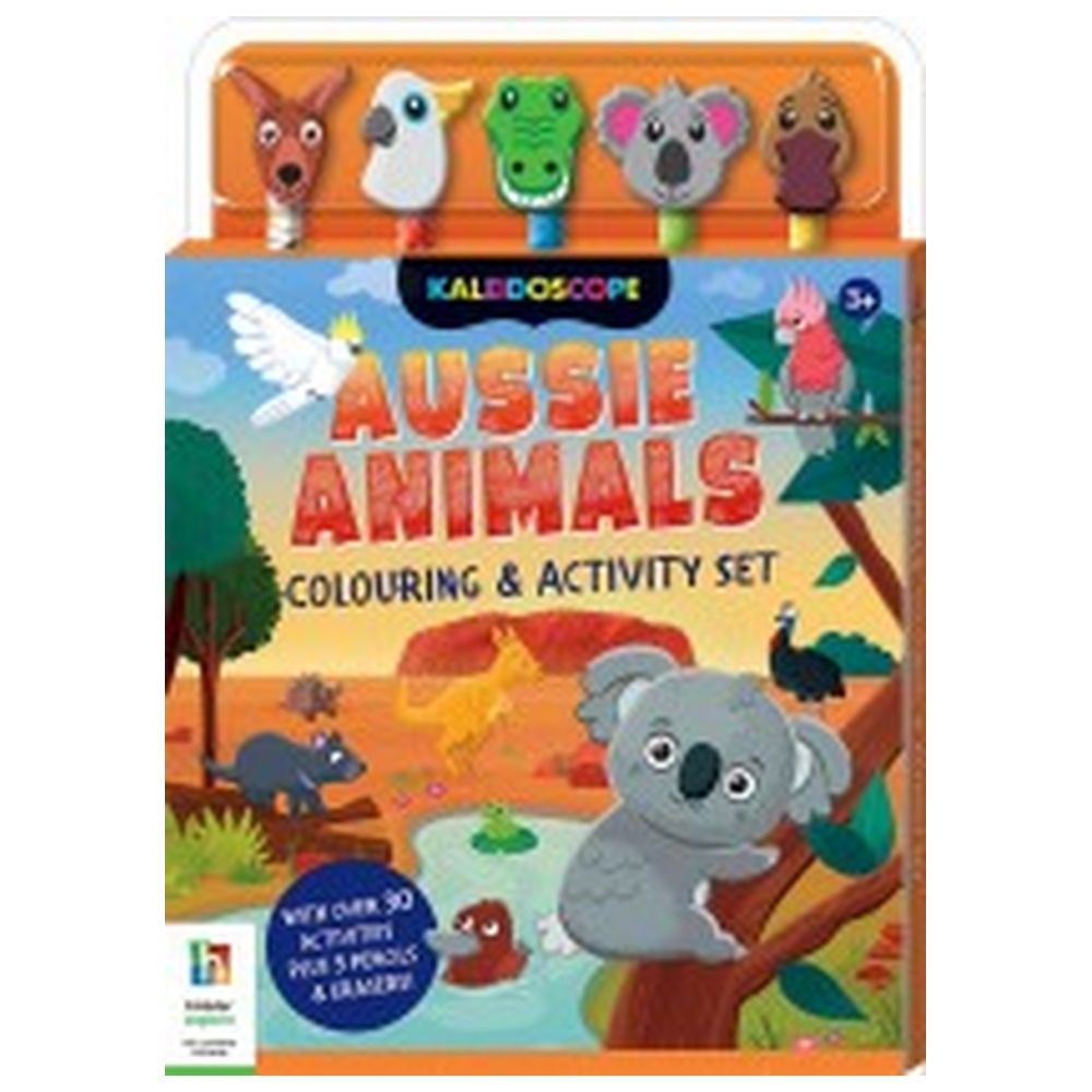 كتاب التلوين والأنشطة Aussie Animals Colouring & Activity Set