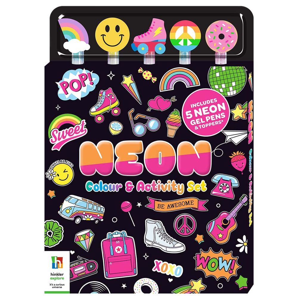 كتاب Neon Colour & Activity Set