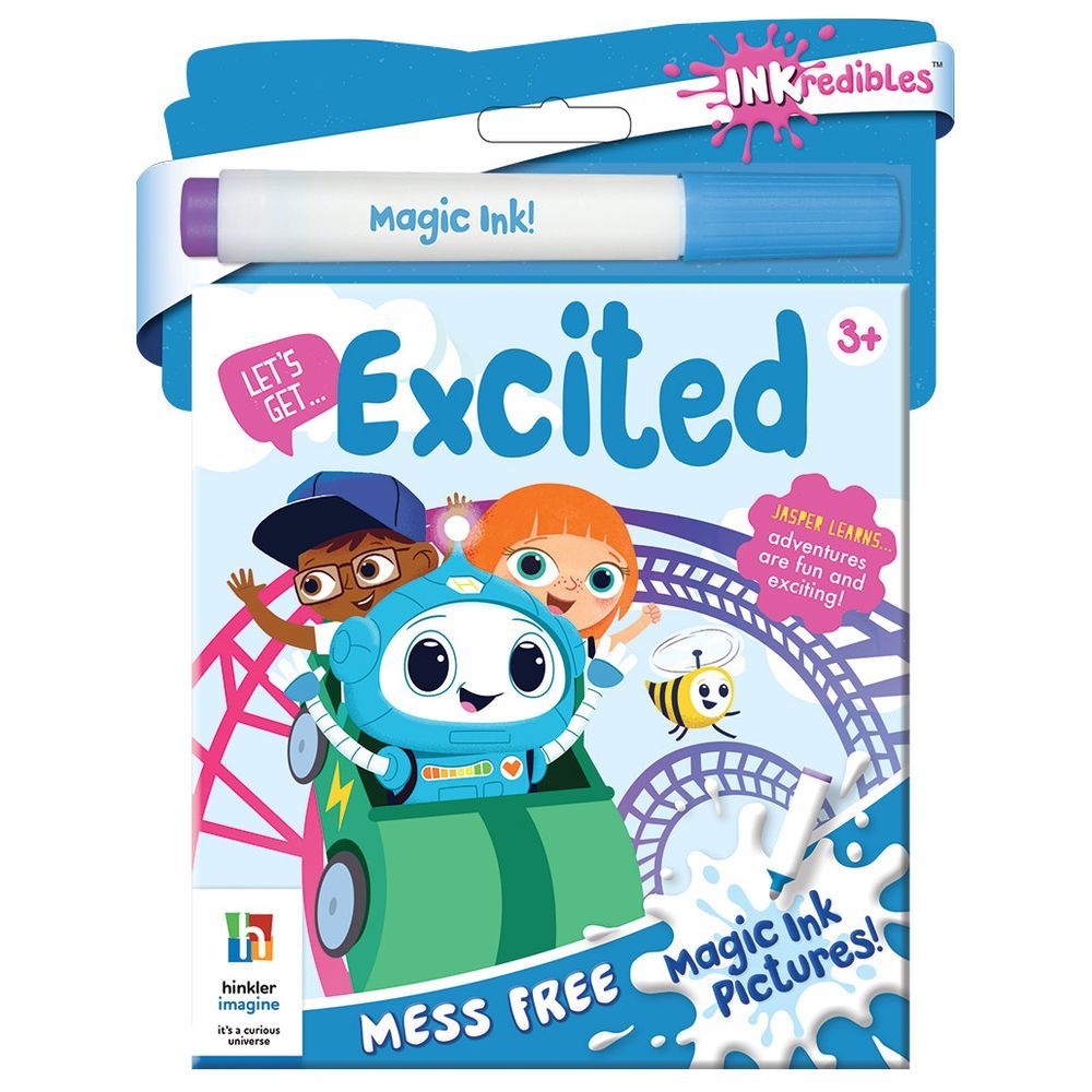 Inkredibles: Jasper Let's Get Excited Magic Ink Pictures