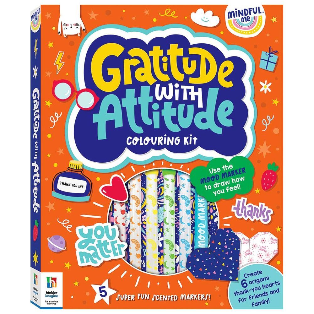 Mindful Me Gratitude with Attitude Colouring Kit