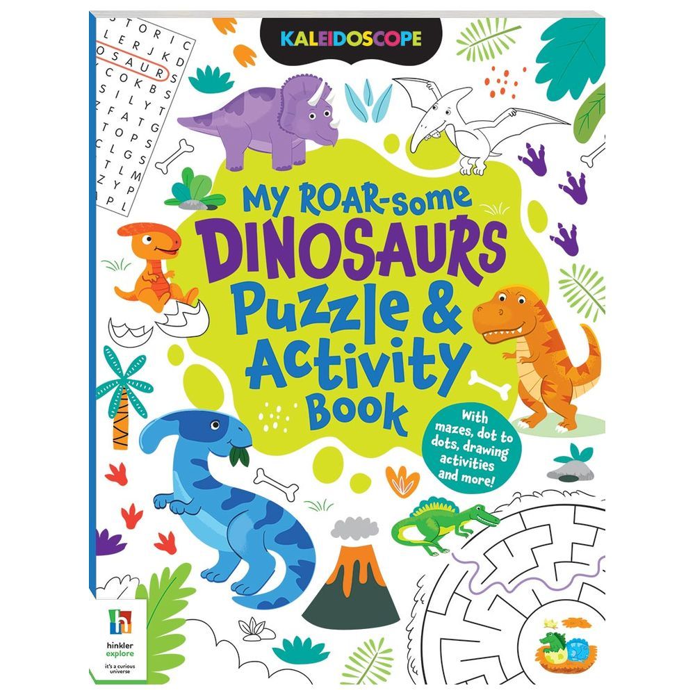 كتاب My Roar-some Dinosaurs Puzzle and Activity Book