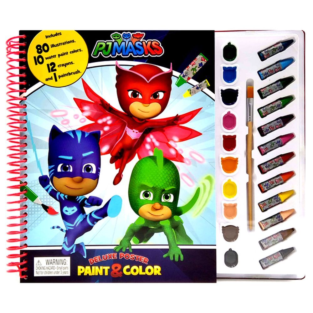 PJ Masks Deluxe Poster Paint & Color