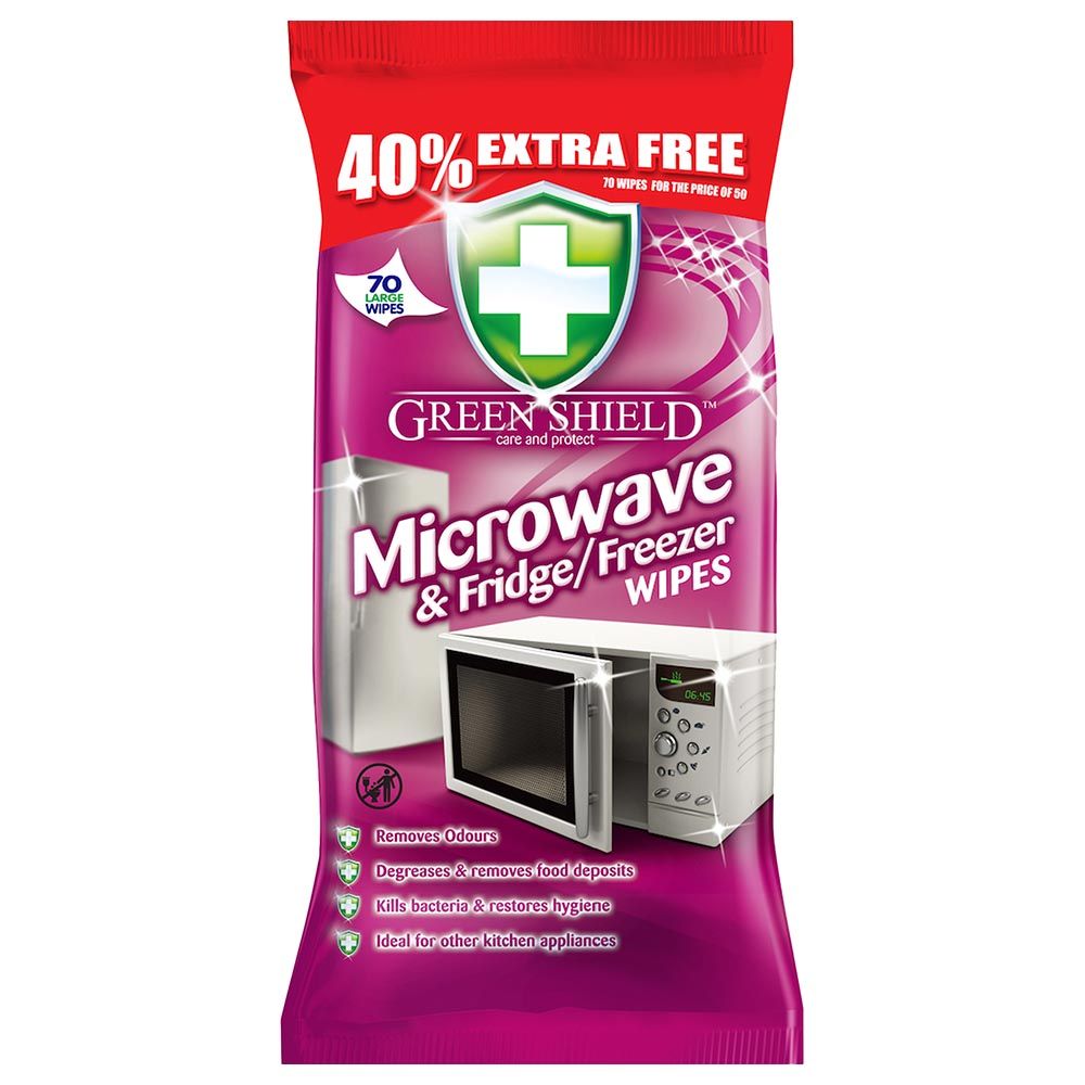 Green Shield - Microwave & Fridge/Freezer Wipes 70's