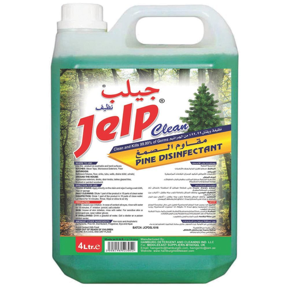 Jelp Clean - Pine Disinfectant 4L