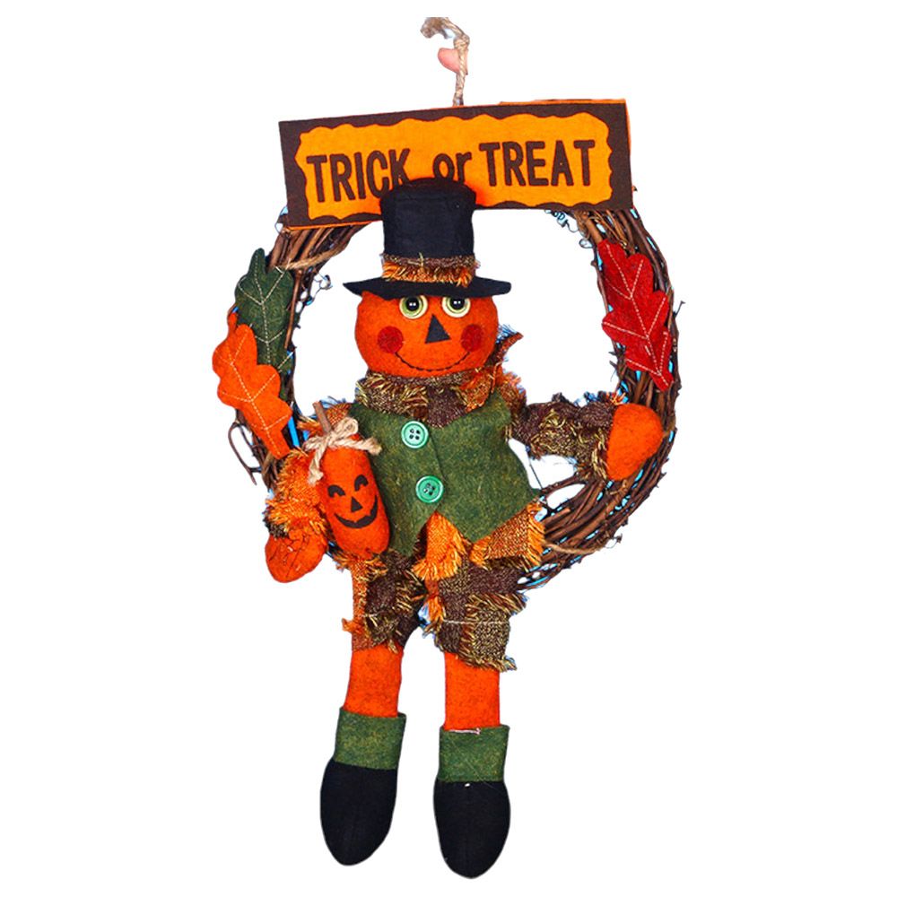 Highland - Trick or Treat Door Wreath Halloween Decorations