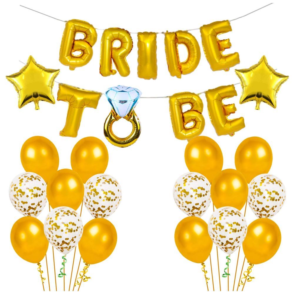 Highland - Bride to Be Bachelor Party Decoration Set - Gold