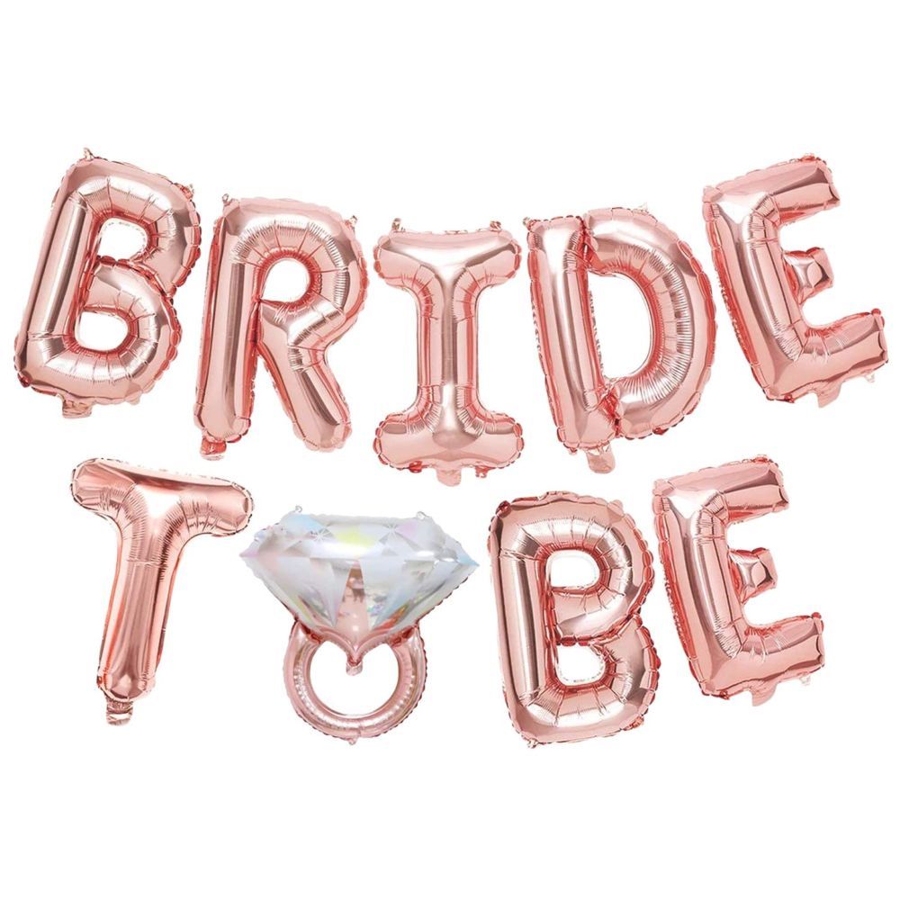 Highland - Rose Gold Bride to be Foil Banner 