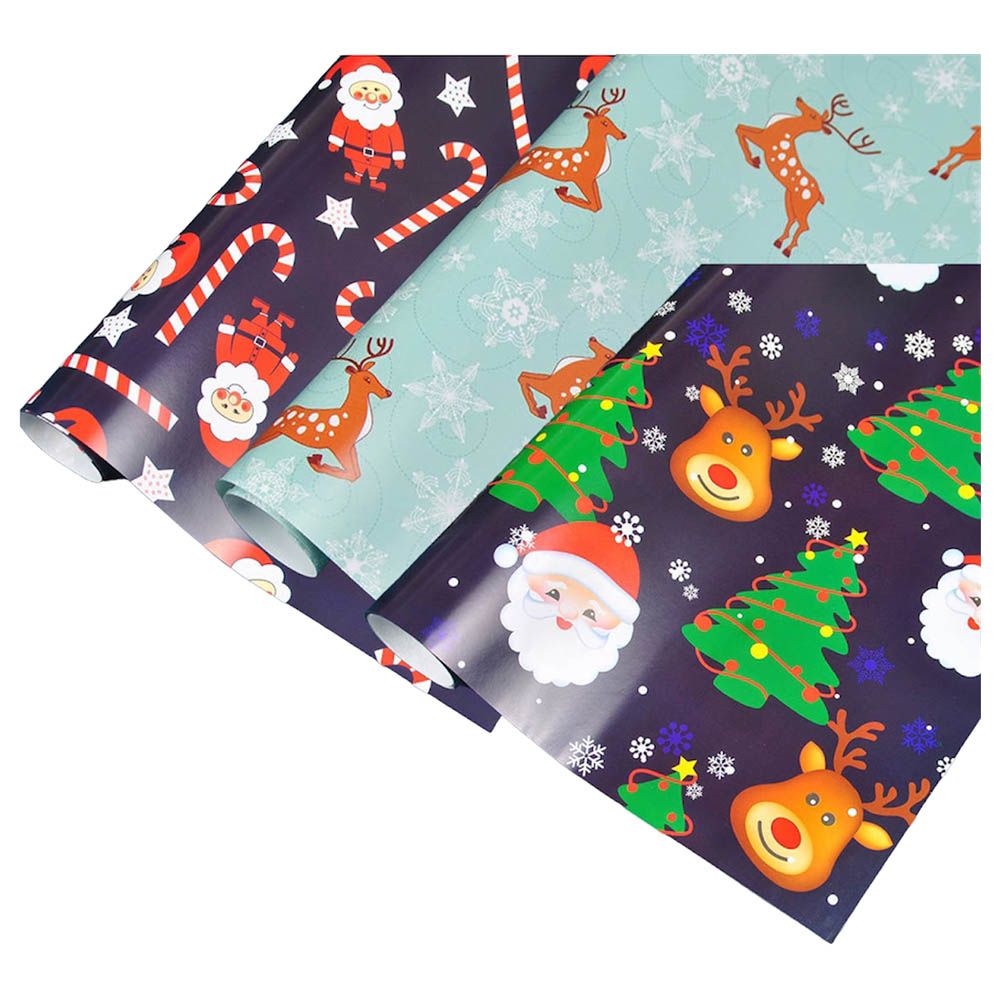 Highland - Christmas Gift Wrapping Paper Decorations - 15pc