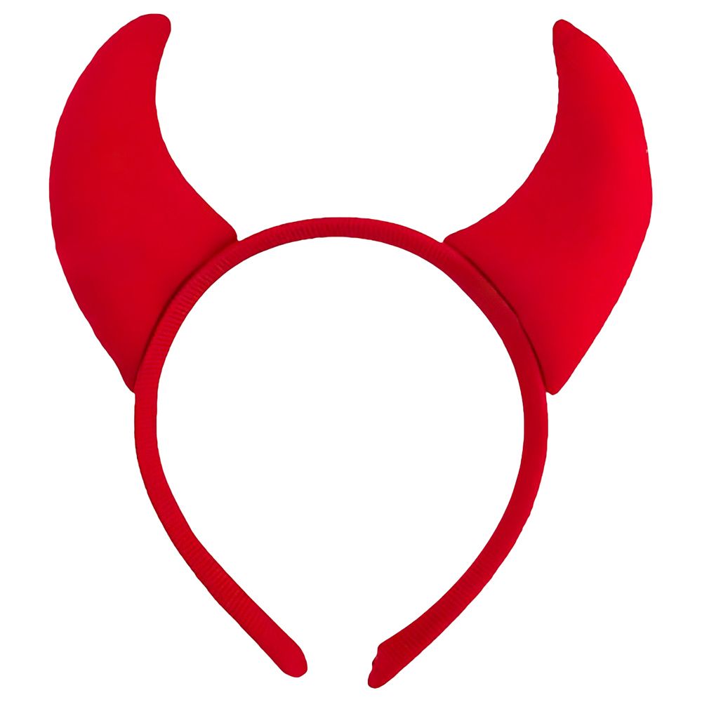 Highland - Devil Horn Halloween Hairband - Red