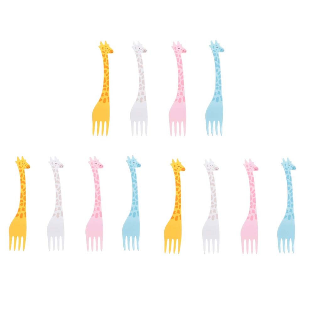 Highland - Giraffe Theme Kid's Fork Cutlery Set - 12pcs