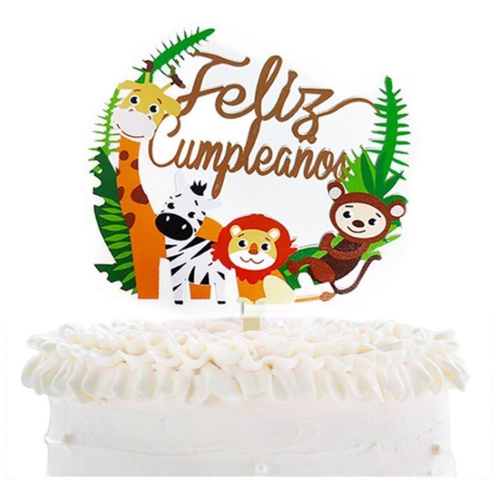 Highland - Jungle Cake Topper 