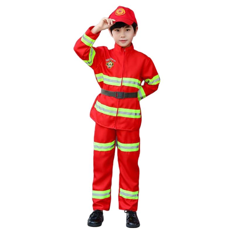 Highland - Fire Fighter Halloween Costume - Red