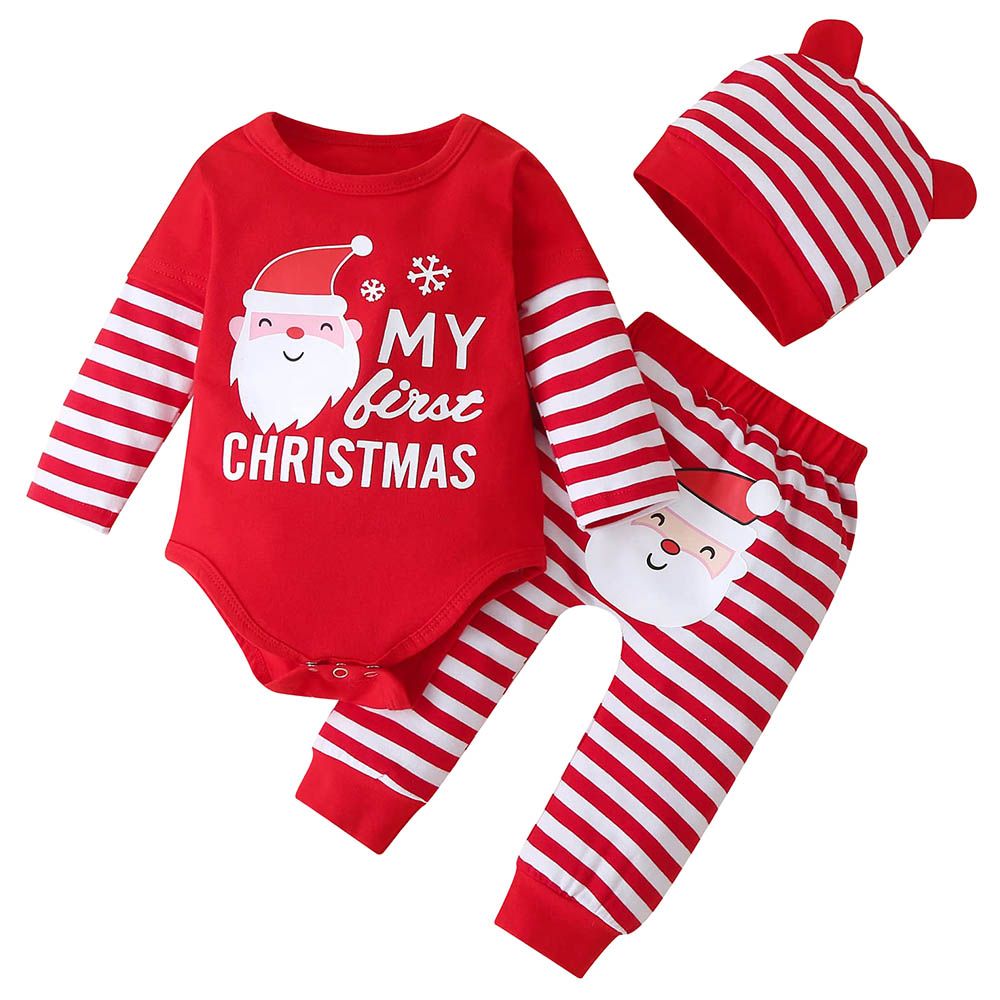 Highland - My First Christmas Baby Costume Outfit - Red