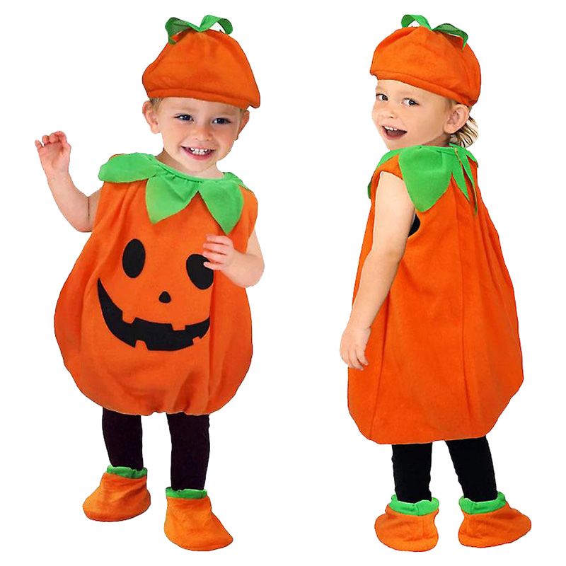 Highland - Toddler Pumpkin Costume Set for Halloween - Orange