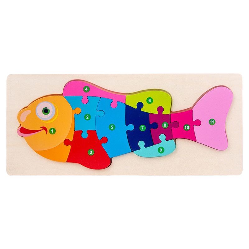 Highland - Fish 3D Puzzle Early Learning Toy