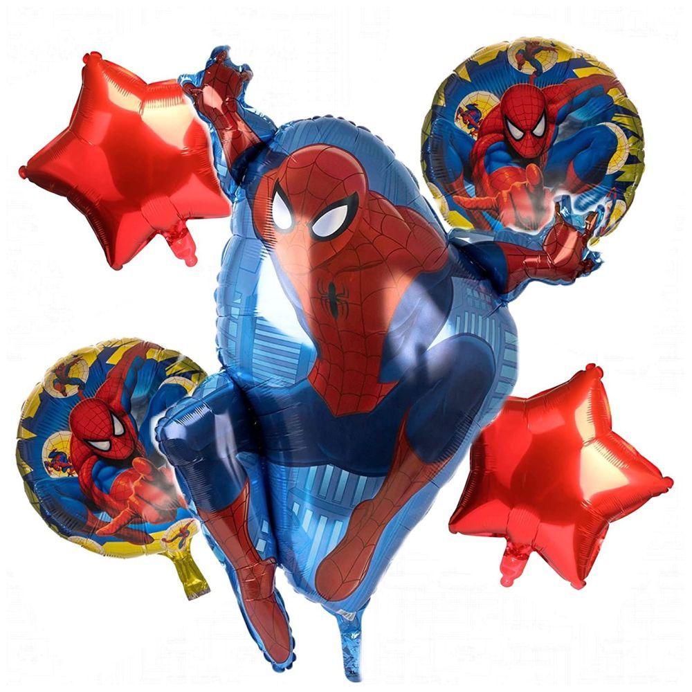 Highland - Spiderman Foil Balloons 5pcs