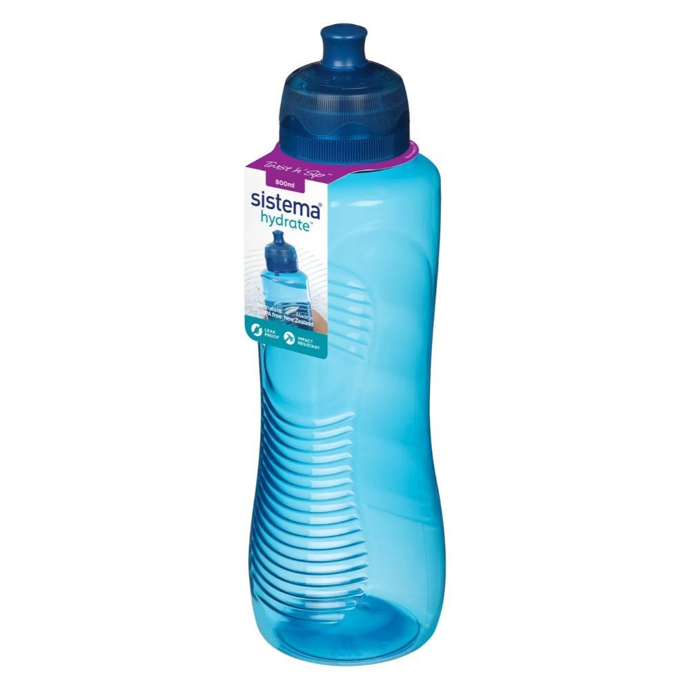 Sistema - 800ml Gripper Bottle - Blue