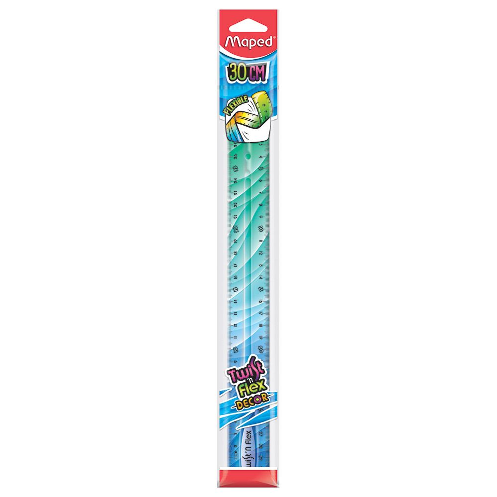 Maped - Ruler Twist'n Flex Decor 30 cm Box - 20Pcs