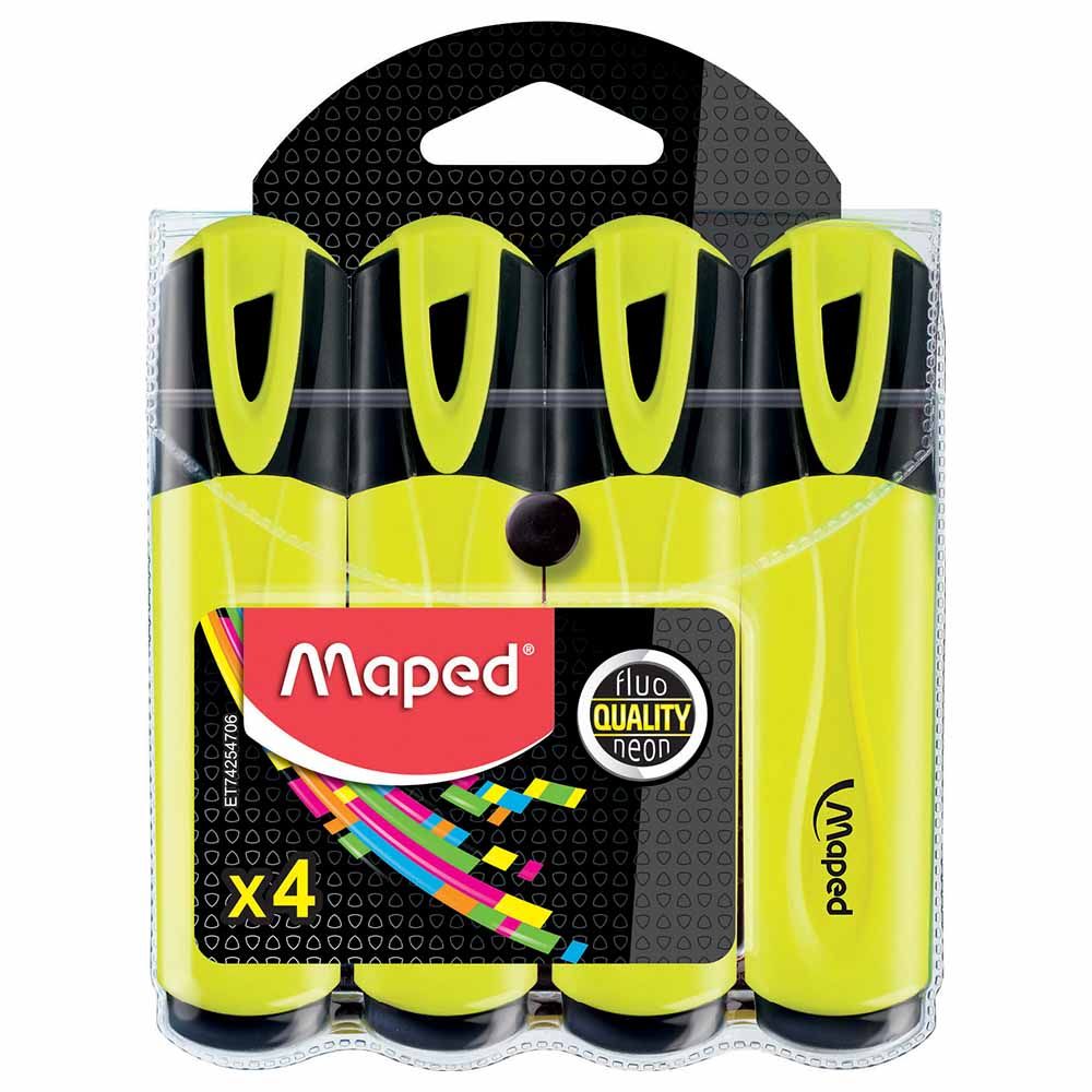 Maped - Highlighter Fluopeps - Pack of 4