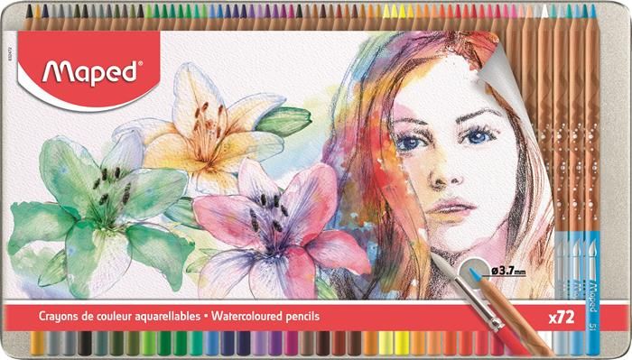 Maped - Watercolour Pencils Pack of 72