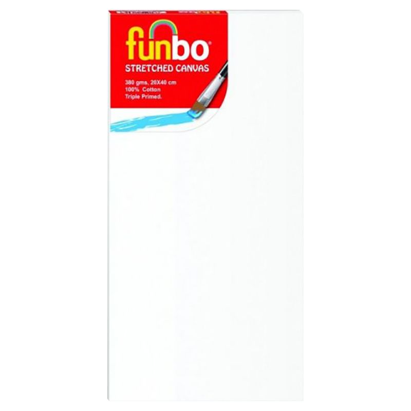 Funbo - Stretched Canvas 380gms - 20x40cm