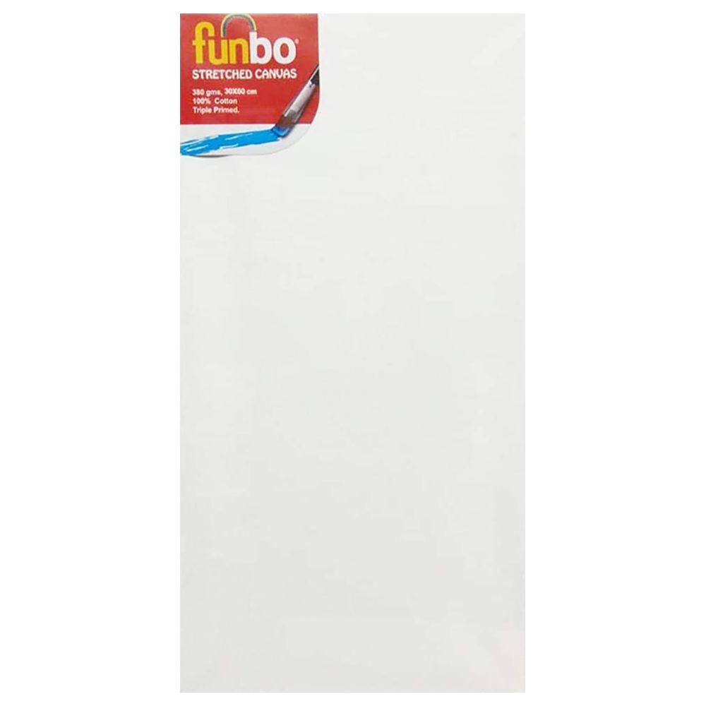 Funbo - Stretched Canvas 380gms - 30x60cm