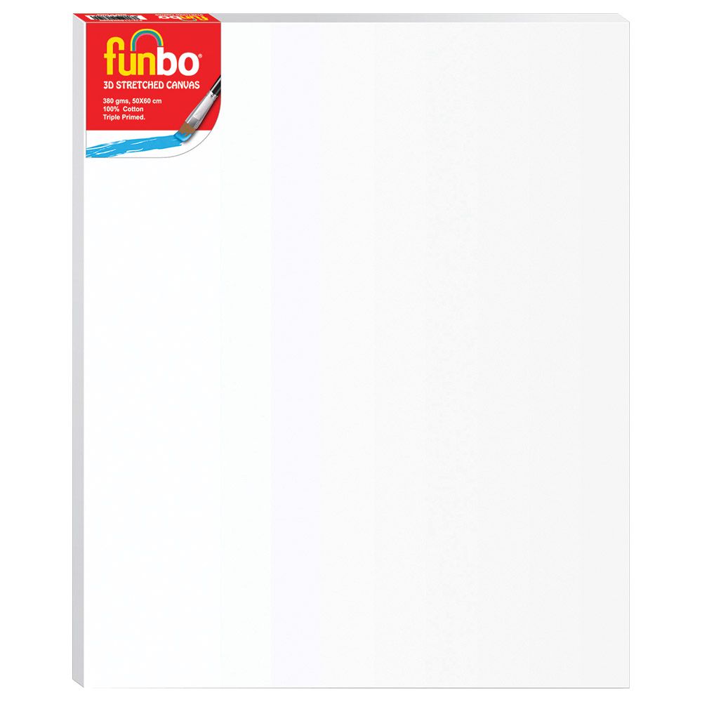 Funbo - Stretched 3D Canvas 380gms - 50x60cm