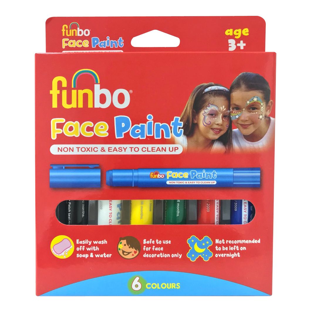 Funbo - Face Paint 6pcs