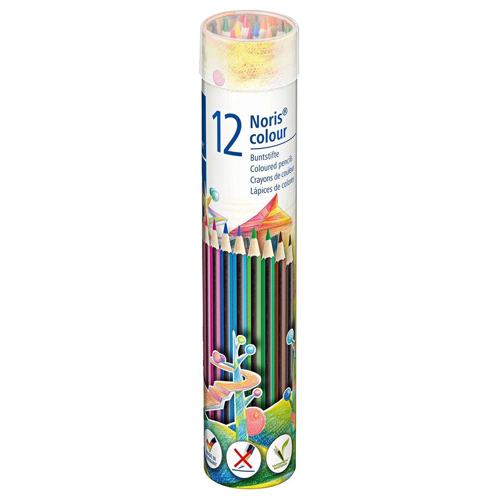 Staedtler - Noris Col Pencil Cylinder Set - 12 Col