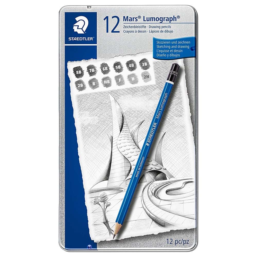 Staedtler - Mars Lumograph Pencil Set (12pc)