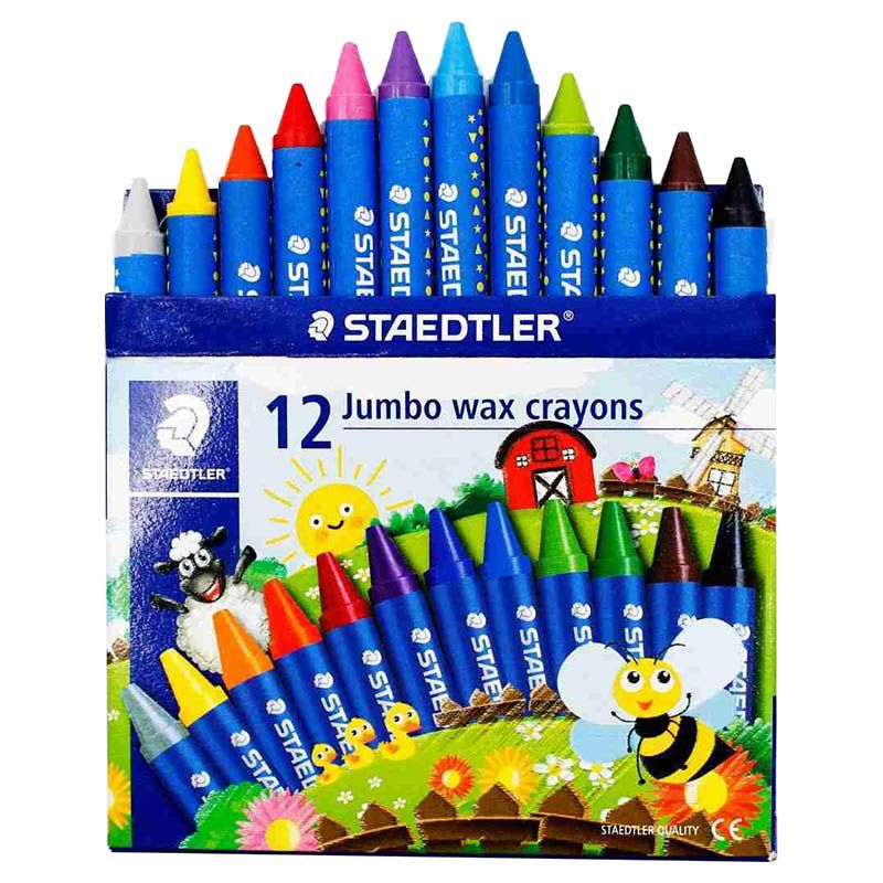 Staedtler - Jumbo Wax Crayon 12 Col