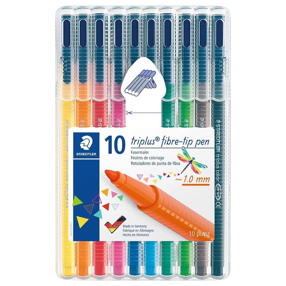 Staedtler - Triplus Fiber-Tip Pen Wlt - 10C